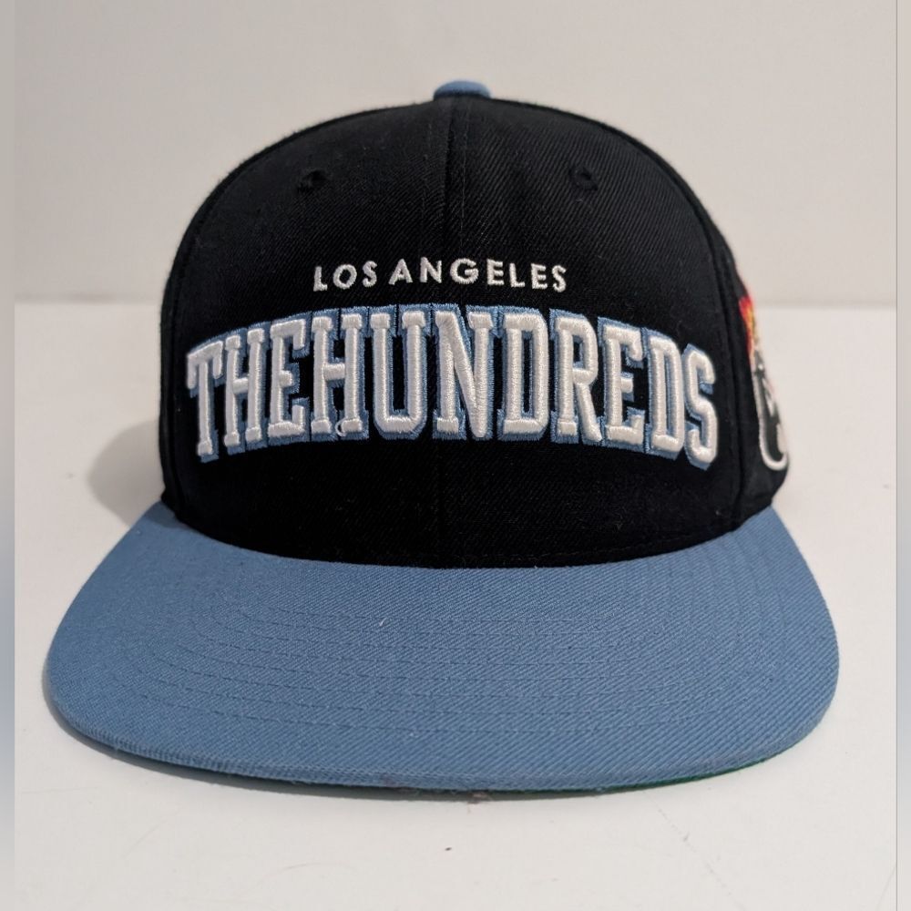 The Hundreds  Bomb Logo Black/Blue Snapback